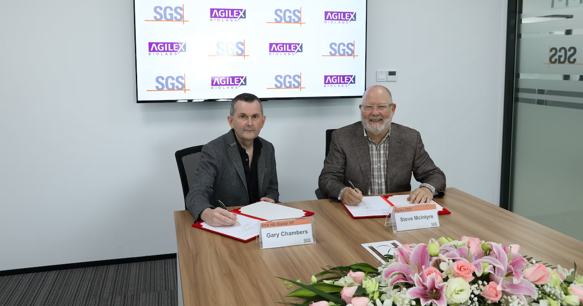 SGS joins forces with Agilex Biolabs