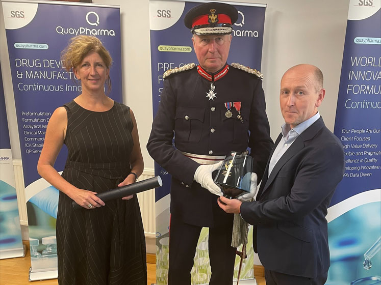 SGS Quay Pharma receives Queen’s Award for industry
