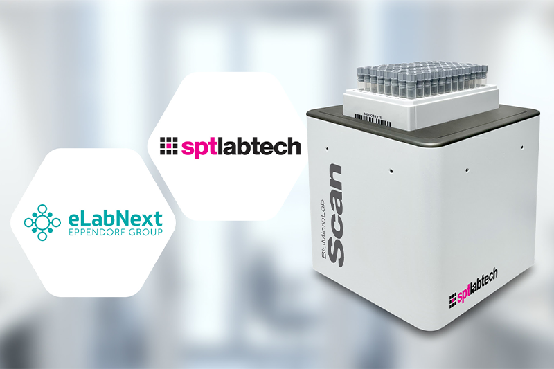 SPT Labtech integrates barcode scanner with elabnext platform