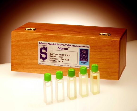 Starna UV linearity reference sets feature extended absorbance scale