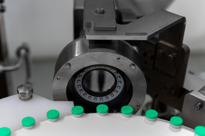As part of the additional inline inspection, integrated cameras and sensors monitor and document every process step