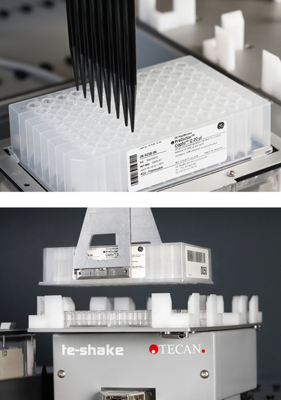 Tecan and GE Healthcare collaborate for high throughput process development.