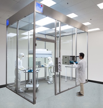 Tempered glass modular cleanroom introduced by Terra