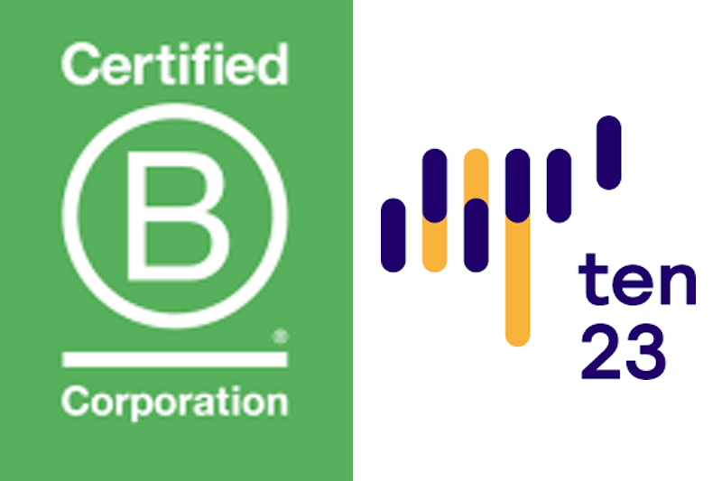 ten23 health achieves B Corp status