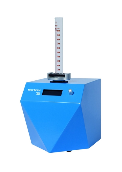 Test tap density with Sotax TD 1