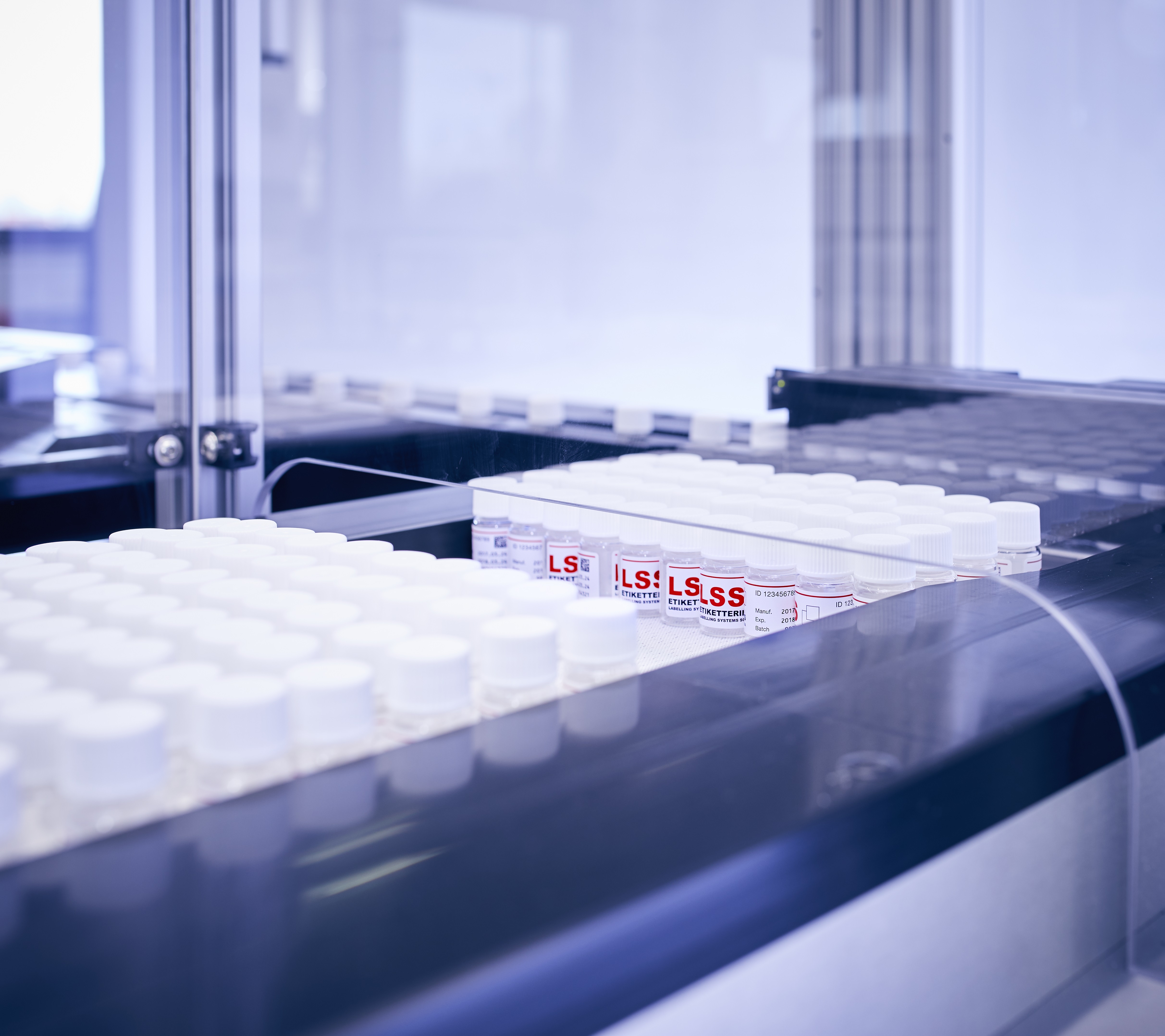 The Vial and Bottle Labeller from LSS ensures easy and reliable operation