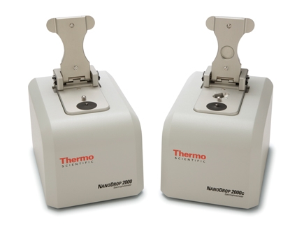 Thermo Fisher's NanoDrop 2000 spectrophotometers provide broad concentration range
