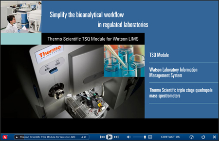 Thermo Fisher Scientific demonstrates software for simplified bioanalytical workflows 