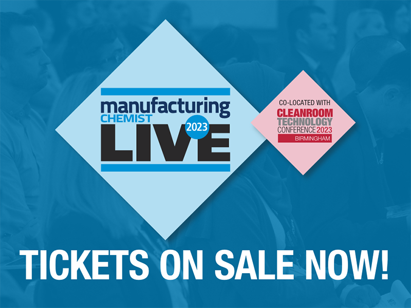 Tickets now on sale for 2023 Manufacturing Chemist Live