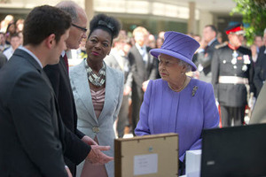 University of Exeter and QinetiQ receive a royal visitor