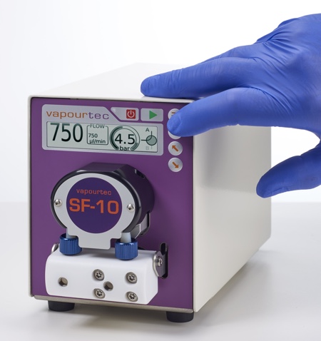 Vapourtec unveils SF-10 laboratory pump