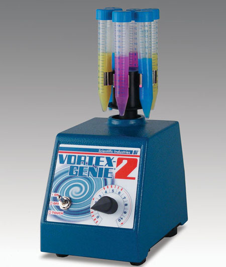Vortex-Genie 2 multitube holders ideal for high-speed mixing 
