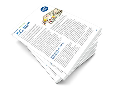 White paper: What does poor quality cost?