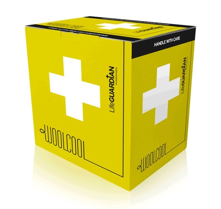 Wool and corrugated packaging combination protects vaccines in transit