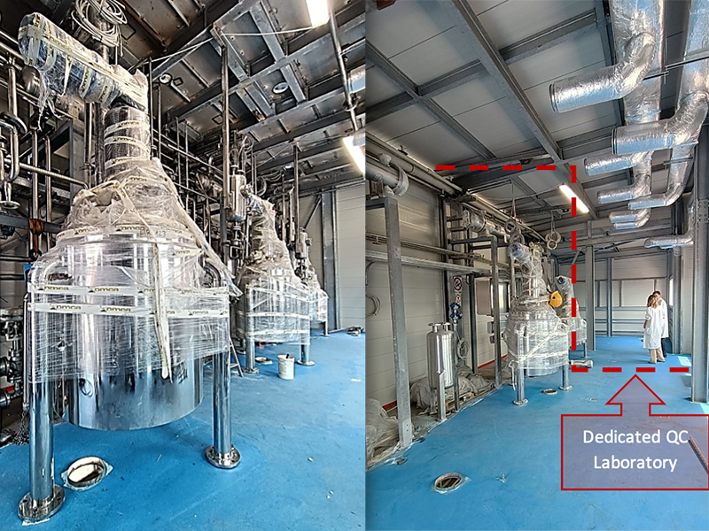 Work in progress at Icrom with Clinical scale API plant to be run into operations by Q1-2023