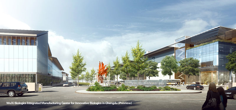 Render: WuXi Biologics Integrated Manufacturing Centre for Innovative Biologics